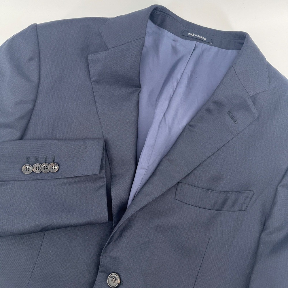 Suitsupply Blazer Mens 40S Navy Blue Napoli Vitale Barberis Canonico Wool P2778M